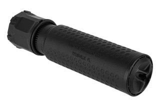 Knight's Armament QDC CRS PRT 5.56 Rifle Suppressor has a black Cerakote finish